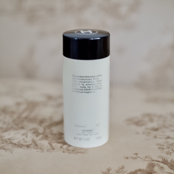 Rare Vintage CHANEL CRISTALLE Talc Bath Powder - Picture 10 of 12